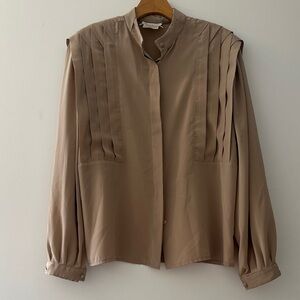 Chagall Vintage 80s poly blouse